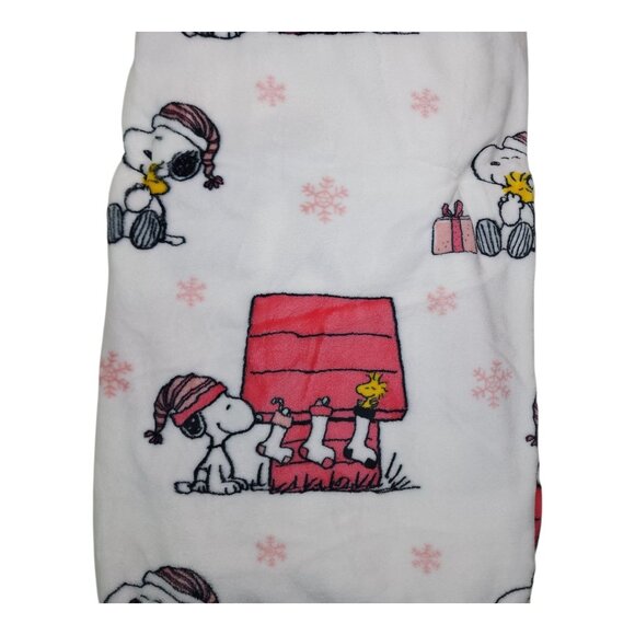Peanuts Snoopy Woodstock Holiday Pet Throw Blanket Extra Long 60"x70" Berkshire - Picture 4 of 11